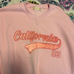 Altar'd State Pink California Sweatshirt